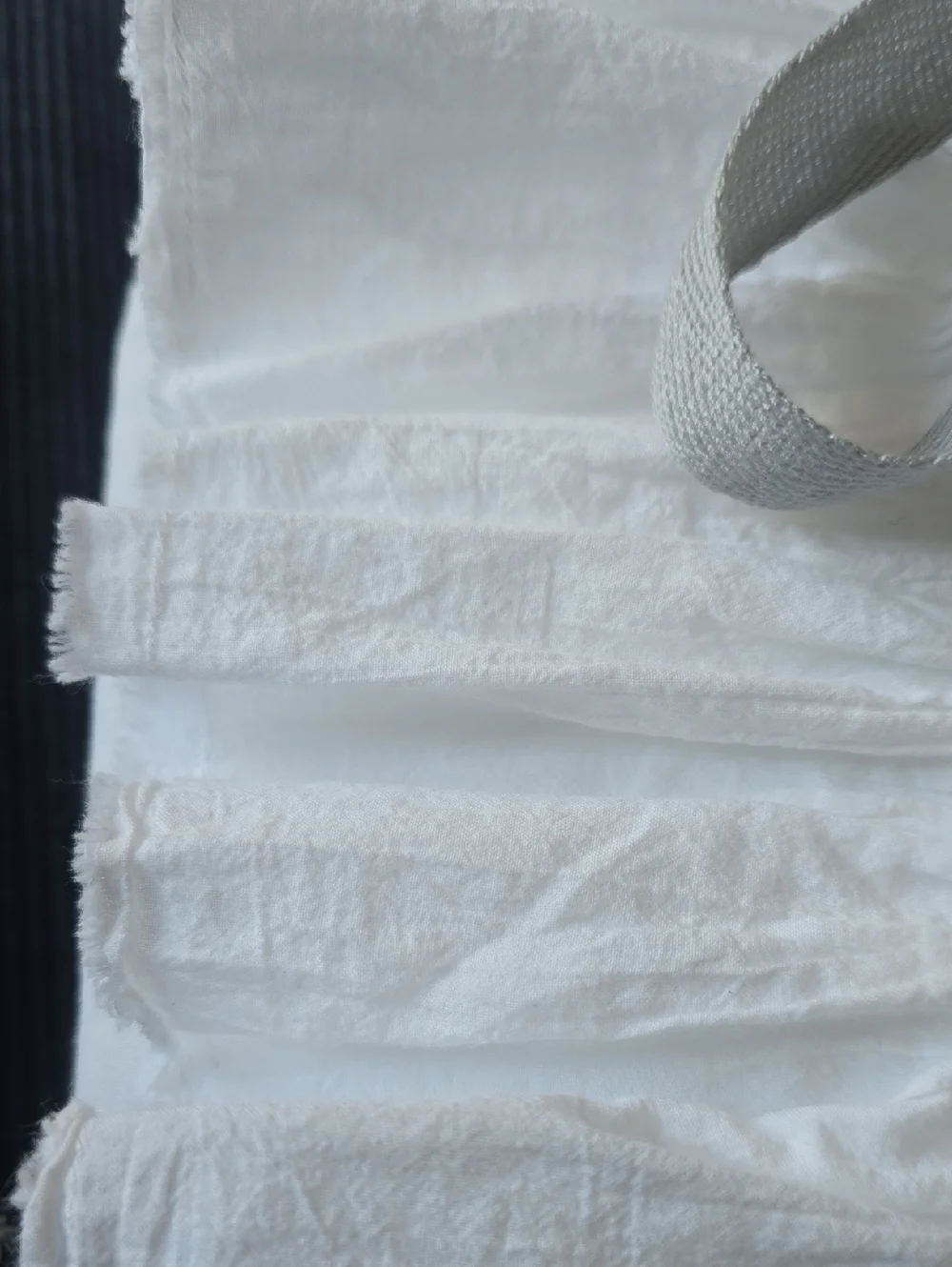 Organic Cotton Spa Sateen Ruffled Duvet Cover